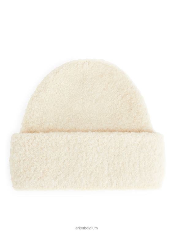 ARKET accessoires 0DXJP881 gebroken wit Muts van alpacamix vrouwen