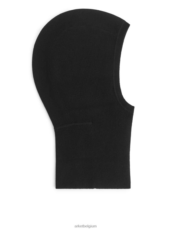 ARKET accessoires 0DXJP903 zwart getailleerde kasjmier capuchon vrouwen