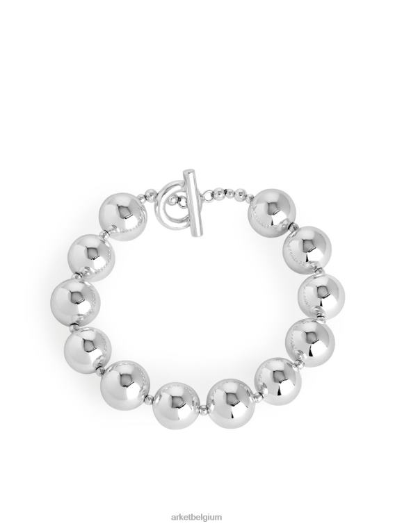 ARKET accessoires 0DXJP786 zilver dikke bollen armband vrouwen
