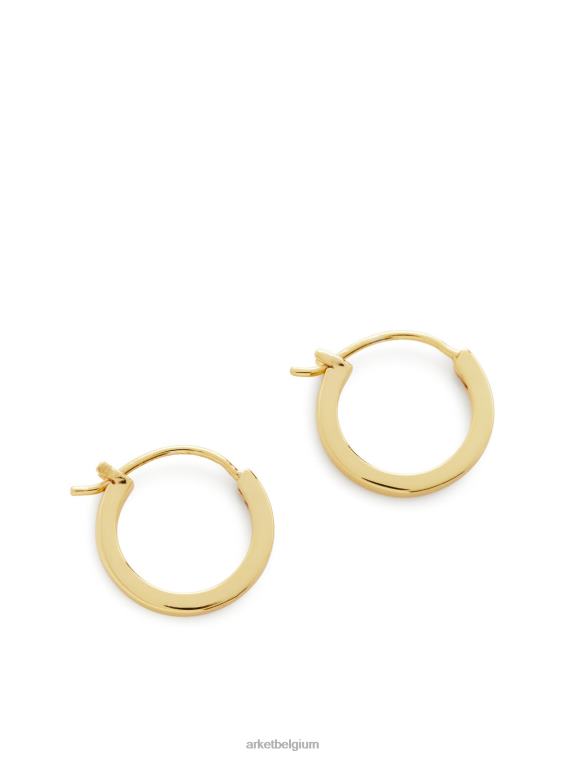 ARKET accessoires 0DXJP790 goud vergulde sterling zilveren oorringen 17 mm vrouwen