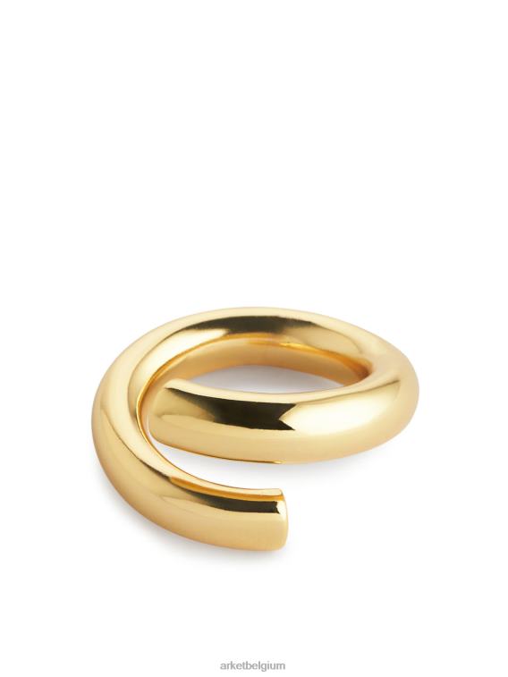 ARKET accessoires 0DXJP801 goud vergulde open ring vrouwen