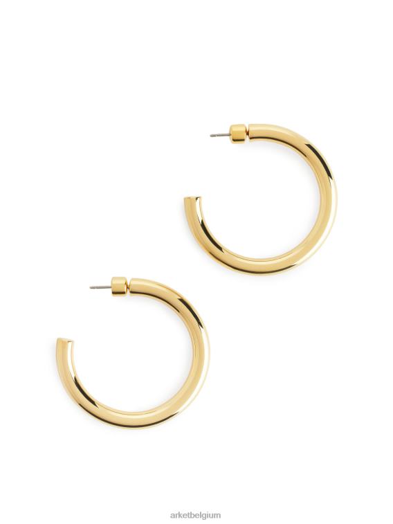 ARKET accessoires 0DXJP803 goud vergulde hoepels vrouwen
