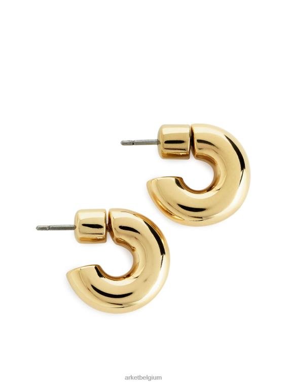 ARKET accessoires 0DXJP808 goud kleine vergulde oorringen vrouwen