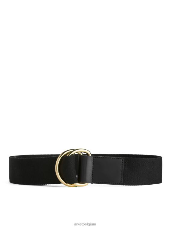 ARKET accessoires 0DXJP831 zwart goud dubbele ringband vrouwen