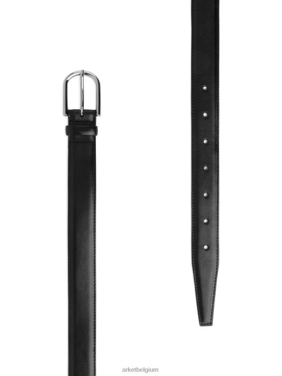 ARKET accessoires 0DXJP836 zwart leren riem vrouwen