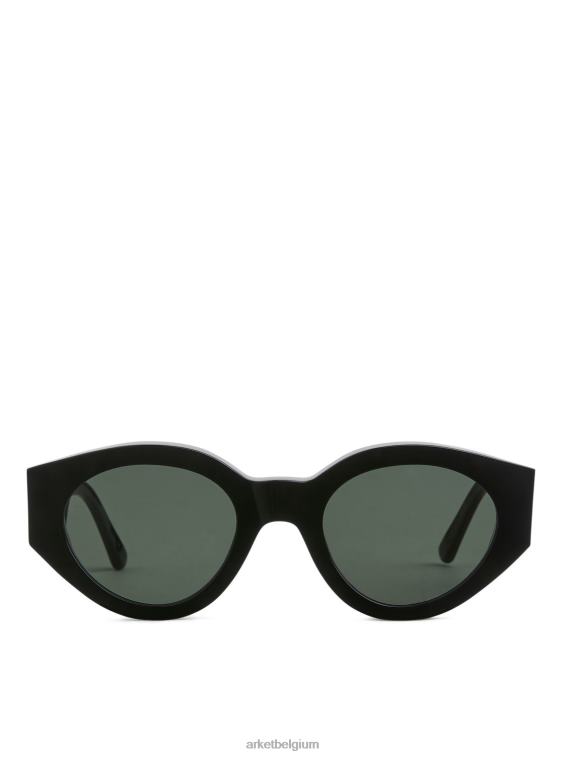 ARKET accessoires 0DXJP629 zwart/groene vaste lens monokel brillen polly zonnebril vrouwen