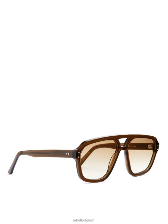 ARKET accessoires 0DXJP636 bruin monokel jet-zonnebril vrouwen