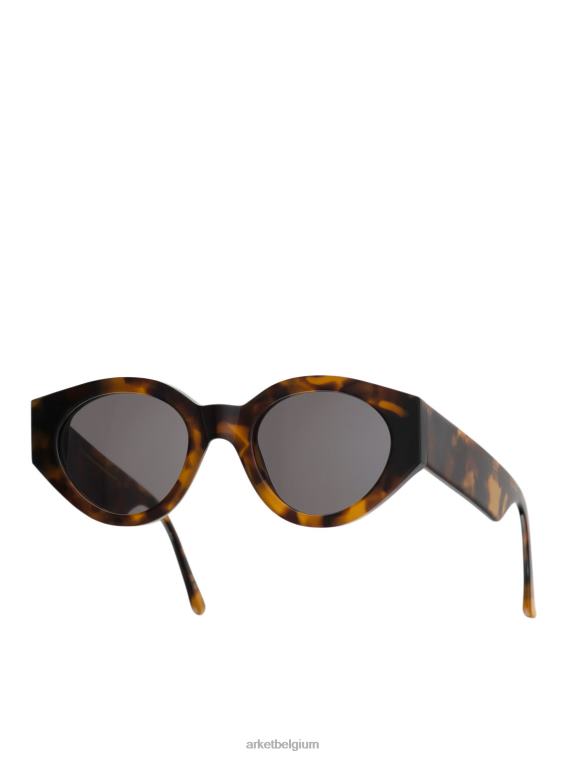 ARKET accessoires 0DXJP649 havana/grijze vaste lens monokel brillen polly zonnebril vrouwen