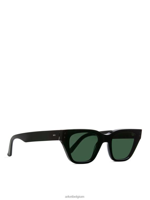 ARKET accessoires 0DXJP812 zwart/groene vaste lens monokel-bril memphis-zonnebril vrouwen