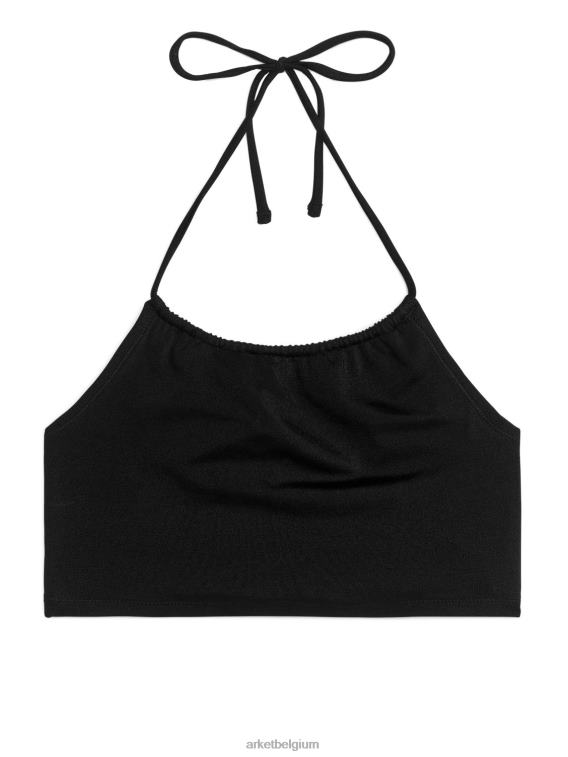ARKET kleding 0DXJP586 zwart Halternek bikinitopje vrouwen