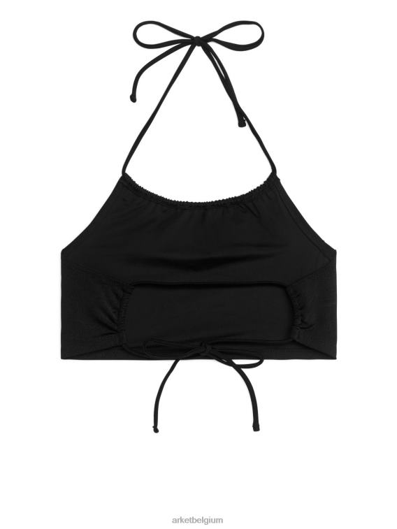 ARKET kleding 0DXJP586 zwart Halternek bikinitopje vrouwen