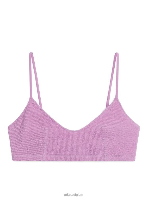 ARKET kleding 0DXJP589 roze Gekreukt bikinitopje vrouwen