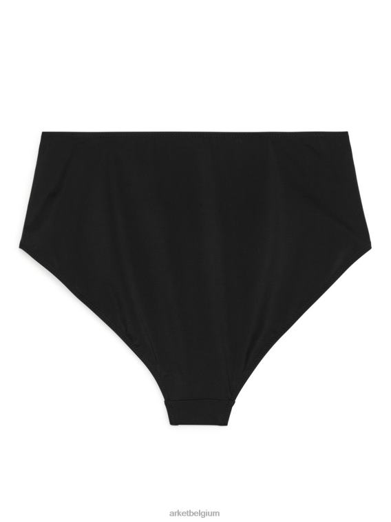 ARKET kleding 0DXJP627 zwart bikinibroekje met hoge taille vrouwen