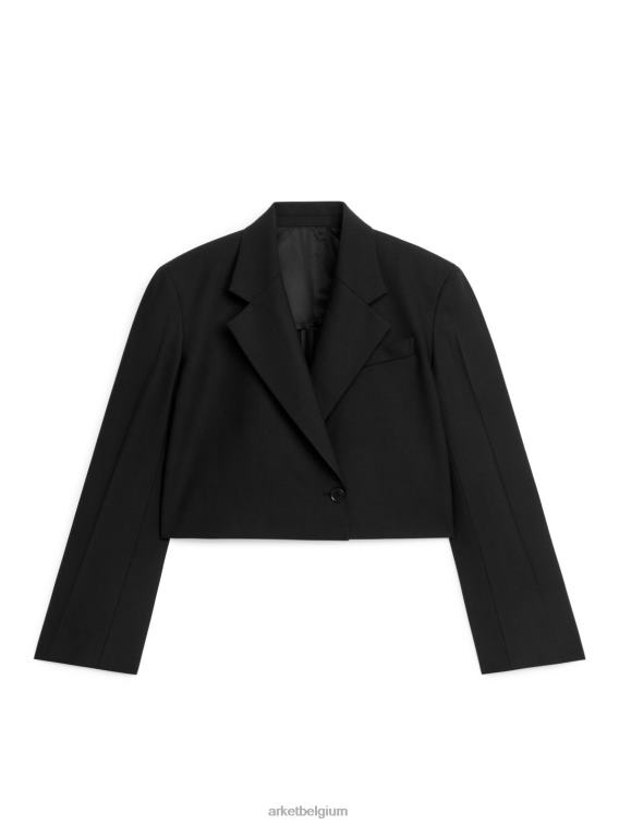 ARKET kleding 0DXJP496 zwart cropped blazer vrouwen