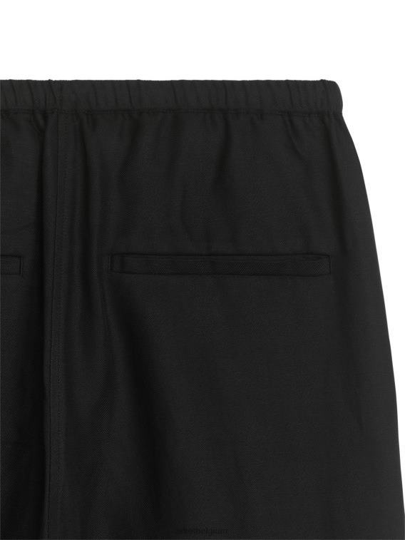 ARKET kleding 0DXJP182 zwart soepele cargobroek vrouwen
