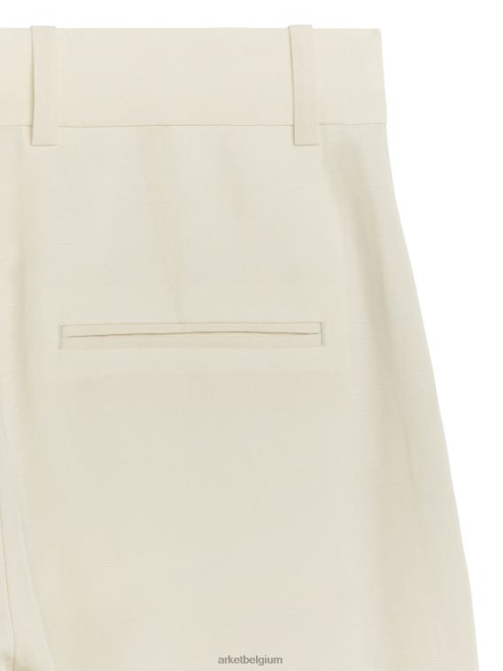 ARKET kleding 0DXJP203 gebroken wit lyocell linnen broek vrouwen