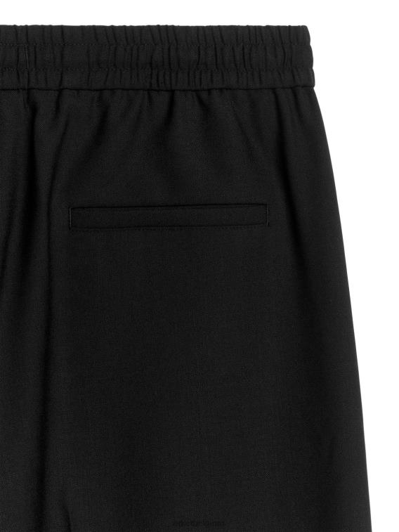 ARKET kleding 0DXJP210 zwart broek met wijde pijpen vrouwen