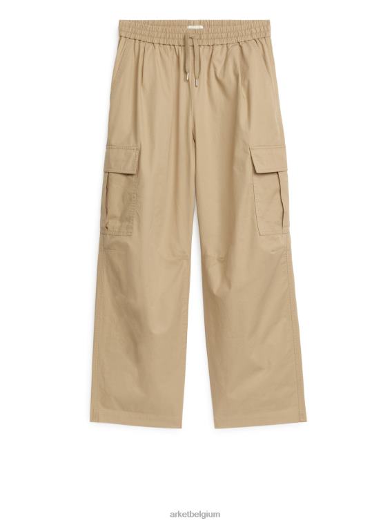 ARKET kleding 0DXJP211 beige cargobroek vrouwen