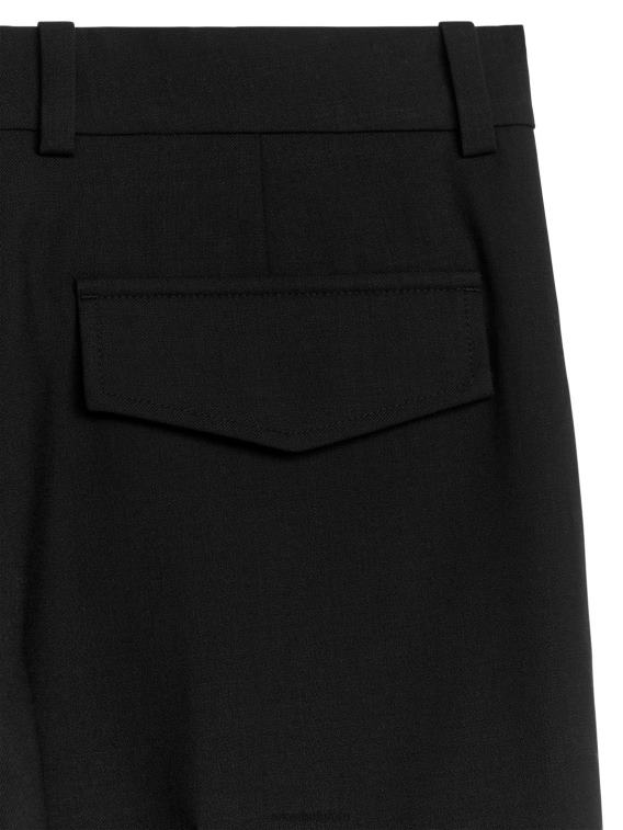 ARKET kleding 0DXJP213 zwart cargobroek van wolmix vrouwen