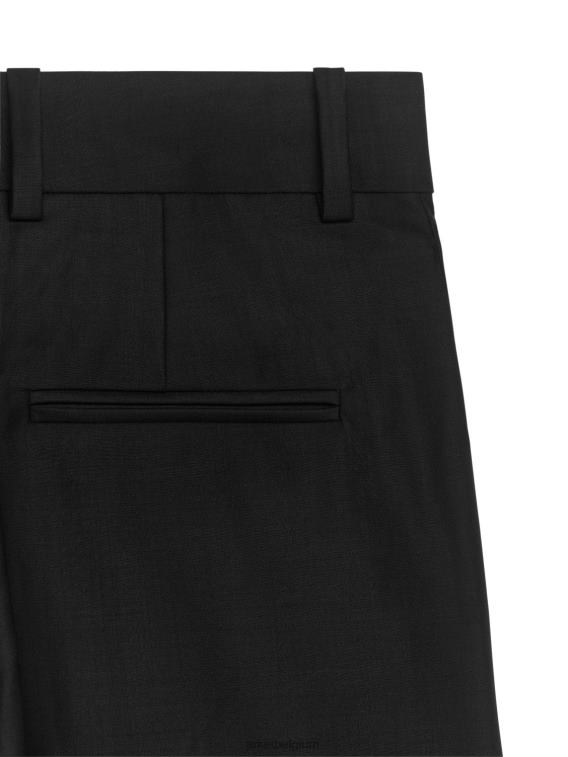 ARKET kleding 0DXJP217 zwart wijde broek van wolmix vrouwen