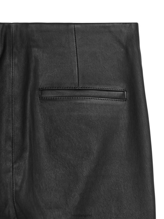 ARKET kleding 0DXJP222 zwart stretch leren broek vrouwen