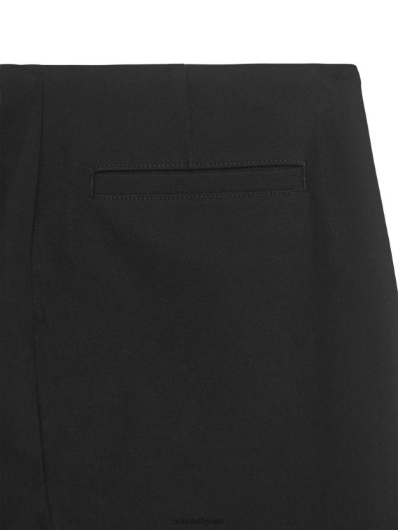 ARKET kleding 0DXJP223 zwart katoenen stretchbroek vrouwen