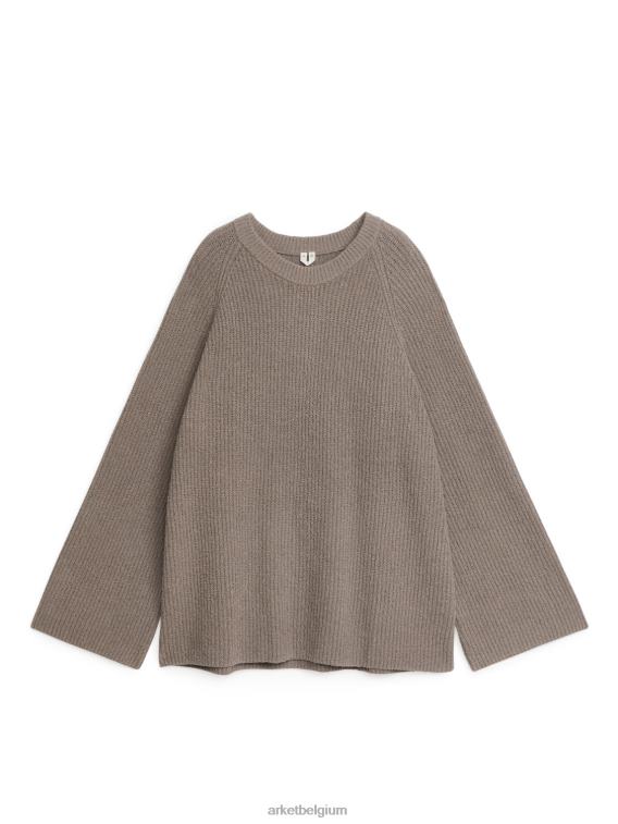 ARKET kleding 0DXJP397 wrat trui van katoenmix vrouwen