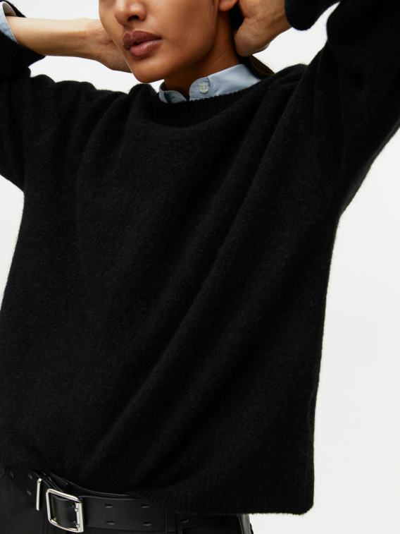 ARKET kleding 0DXJP403 zwart trui van alpacamix vrouwen