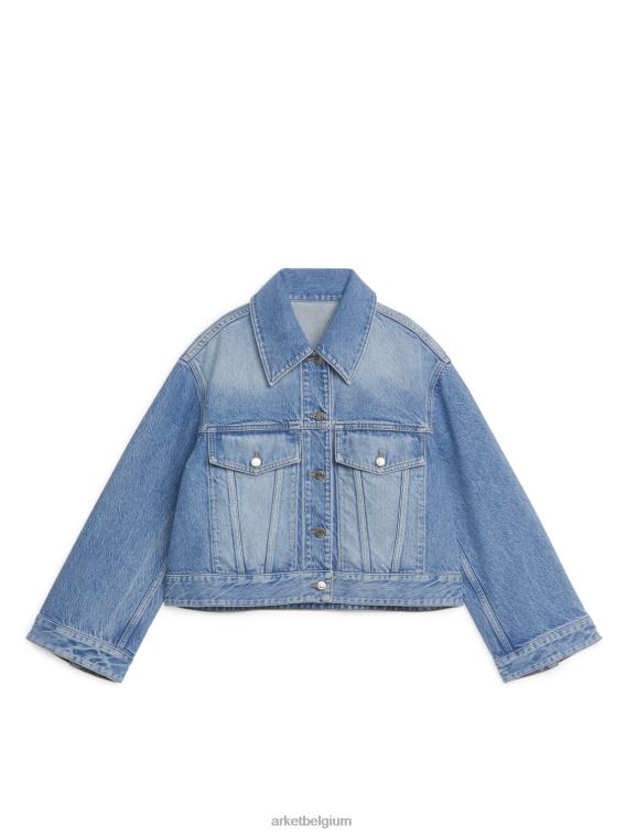 ARKET kleding 0DXJP453 blauw spijkerjasje vrouwen