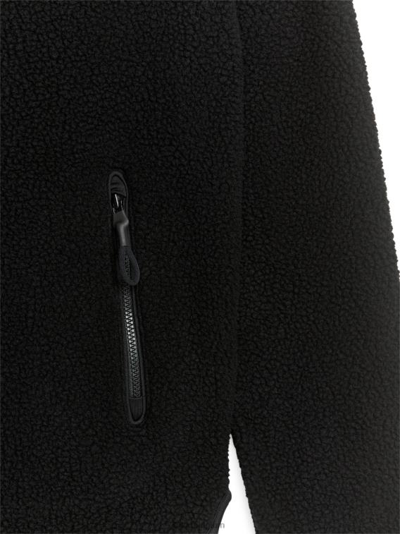 ARKET kleding 0DXJP484 zwart fleecejack met ritssluiting vrouwen