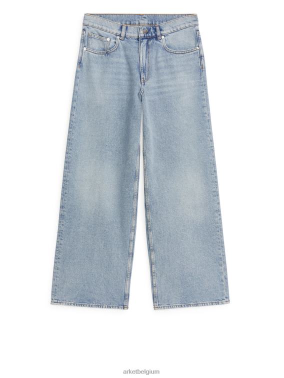 ARKET kleding 0DXJP137 blauw wolk lage losse jeans vrouwen