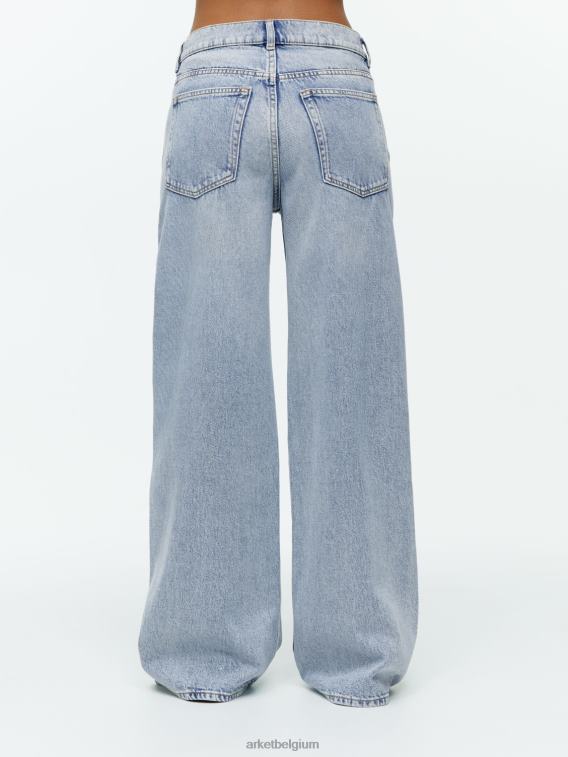 ARKET kleding 0DXJP137 blauw wolk lage losse jeans vrouwen
