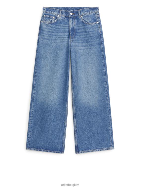 ARKET kleding 0DXJP140 blauw wolk lage losse jeans vrouwen