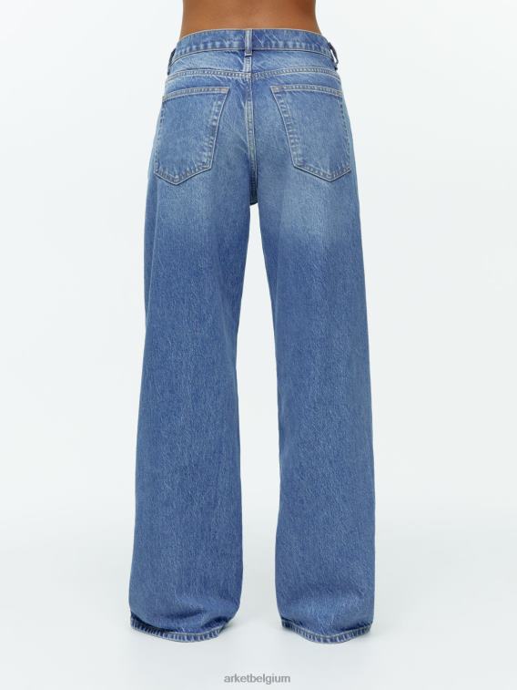 ARKET kleding 0DXJP140 blauw wolk lage losse jeans vrouwen