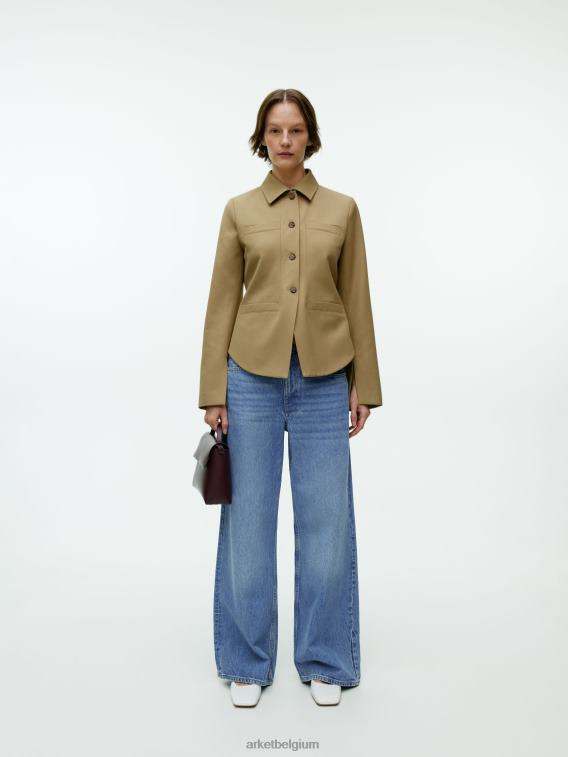 ARKET kleding 0DXJP140 blauw wolk lage losse jeans vrouwen