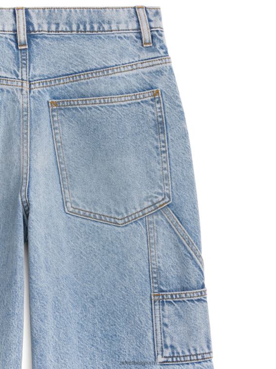 ARKET kleding 0DXJP141 lichtblauw losse jeans van wilgenhout vrouwen