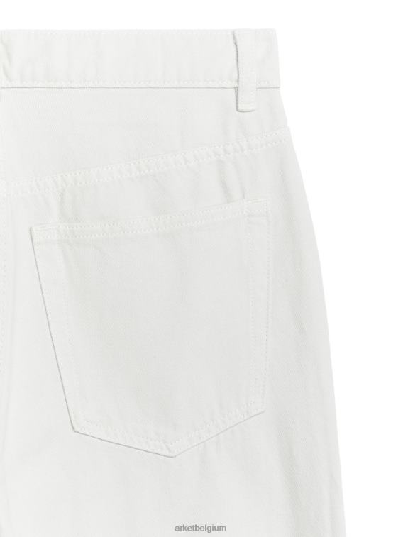 ARKET kleding 0DXJP142 wit roze cropped rechte jeans vrouwen