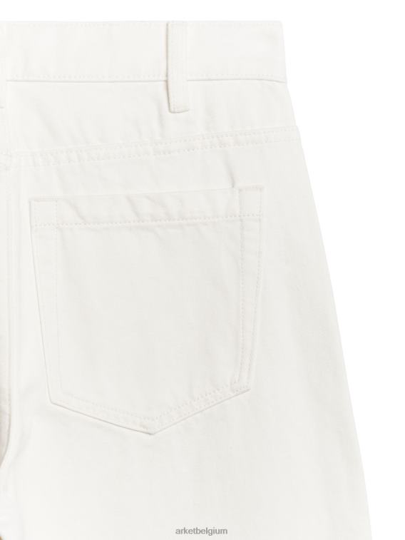ARKET kleding 0DXJP143 wit lupine hoog uitlopende jeans vrouwen