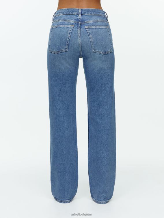 ARKET kleding 0DXJP148 middelblauw Dahlia rechte stretchjeans vrouwen