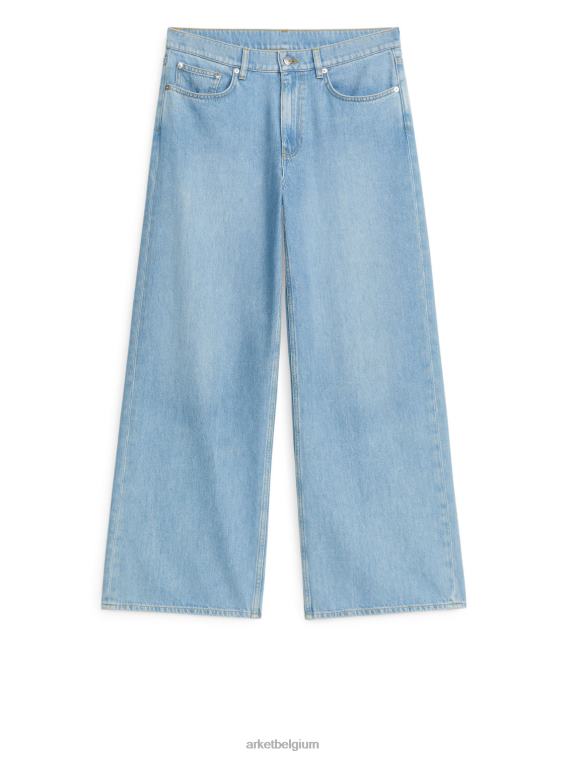 ARKET kleding 0DXJP151 blauw wolk lage losse jeans vrouwen