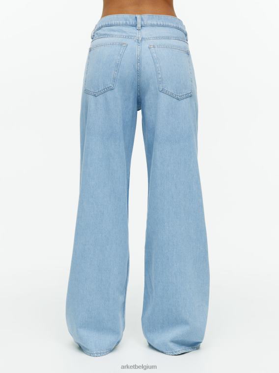 ARKET kleding 0DXJP151 blauw wolk lage losse jeans vrouwen