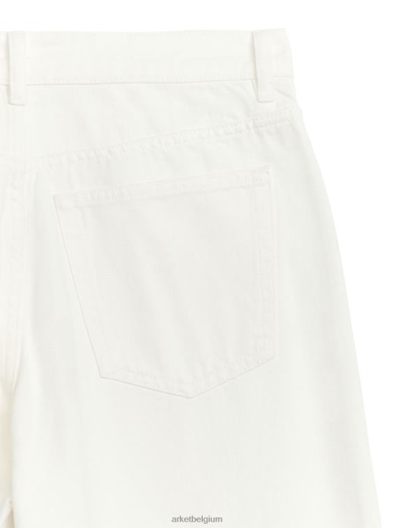 ARKET kleding 0DXJP152 wit wolk lage losse jeans vrouwen