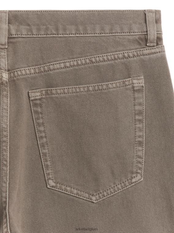 ARKET kleding 0DXJP160 donker beige wolk lage losse jeans vrouwen