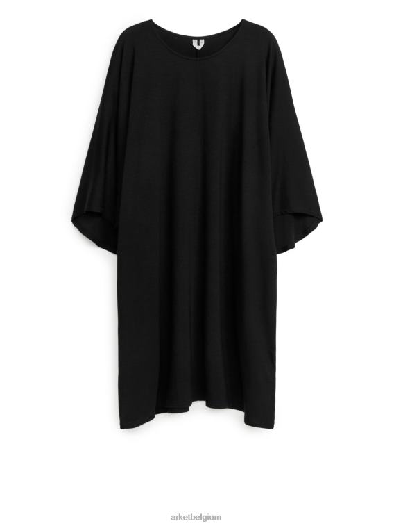 ARKET kleding 0DXJP106 zwart Jurk van lyocell-jersey vrouwen