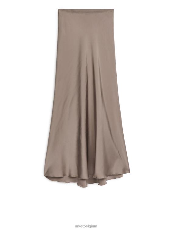ARKET kleding 0DXJP234 wrat maxi satijnen rok vrouwen