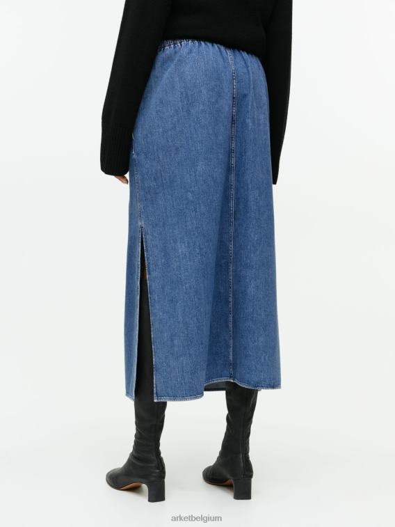 ARKET kleding 0DXJP248 blauw maxi-denimrok vrouwen