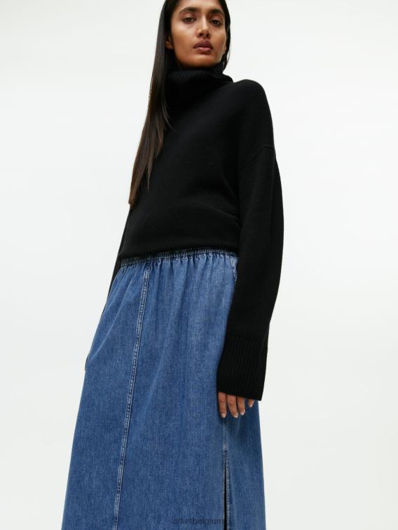 ARKET kleding 0DXJP248 blauw maxi-denimrok vrouwen