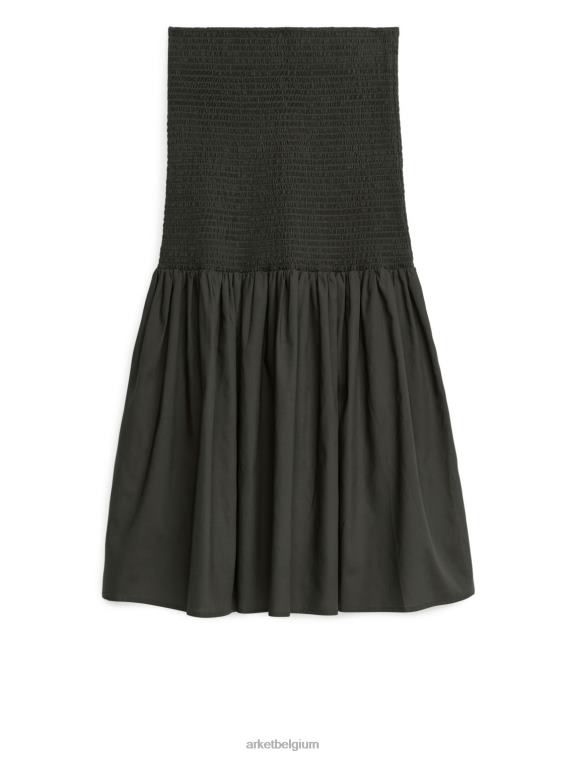 ARKET kleding 0DXJP255 donker grijs Kielrok van lyocellmix vrouwen