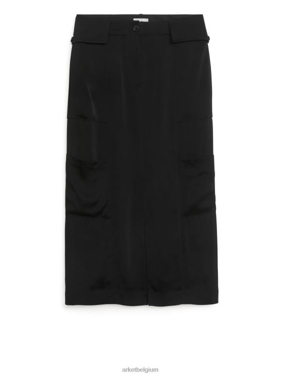 ARKET kleding 0DXJP262 zwart cargo rok vrouwen