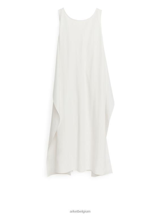 ARKET kleding 0DXJP70 wit Jerseyjurk met poplin-details vrouwen
